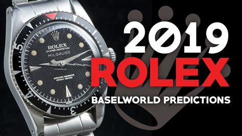 baselworld rolex predictions 2019|Rolex Baselworld 2019 .